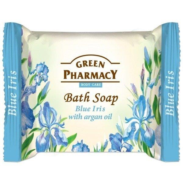 Green Pharmacy - MYDŁO KĄPIELOWE BLUE IRIS z olejem arganowym 100g 8588006036480