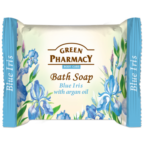 Green Pharmacy Bath Soap Blue Iris with Argan Oil 100g