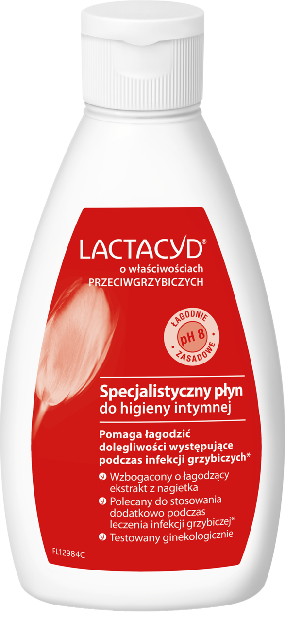 Lactacyd PRZECIWGRZYBICZNY - Płyn ginekologiczny do stosowania intymnej 200ml 5391520947377 