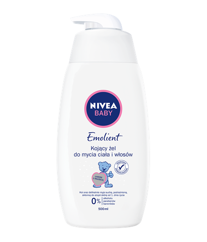 Nivea Baby - PURE &amp; SENSITIVE - Łagodzący żel do użytku domowego i pielęgnacji niemowląt zawiera EMOLIENT 500ml 5900017041100 