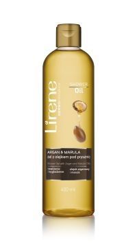 Lirene - Shower Oil - Olejek pod prysznic, żel pod prysznic ARGAN &amp; MARULA 400ml 5900717813311