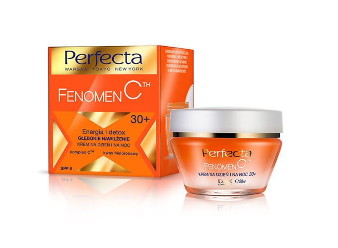 DAX Cosmetics - Perfecta phenomena of C 30+ - KREM NA DZIEŃ i NOC głębokie nawilżenie SPF6 do każdego rodzaju skóry 50ml 5900525042200