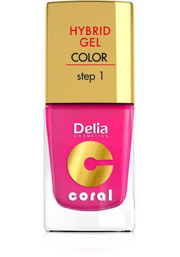 Delia - Hybrid Gel Color - Lakier hybrydowy bez lampy 03 RÓŻOWY 11ml 5901350453766