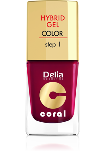 Delia - Coral Hybrid Gel - Lakier hybrydowy bez lampy 12 BORDER 11ml 5901350458082