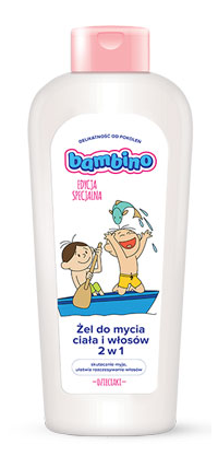 Bambino - Edycja Specjalna "DZIECI" - żel do mycia ciała i włosów 2w1 ŁÓDKA 400ml 5900017056586