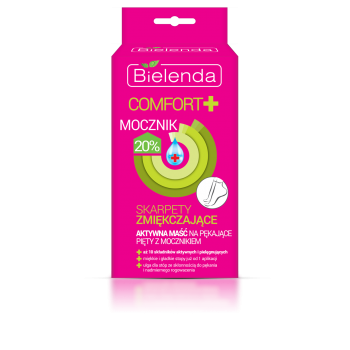 Bielenda Comfort Softening Socks Active Ointment for Cracked Heels 20% Urea 2x6ml