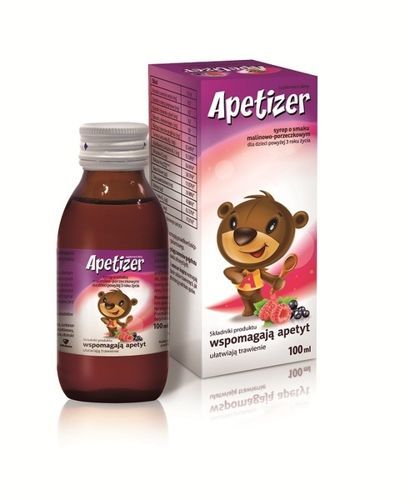 Aflofarm Apetizer Appetite Supporting Syrup for Children over 3 Years of Age Raspberry and Currant Flavor 100ml