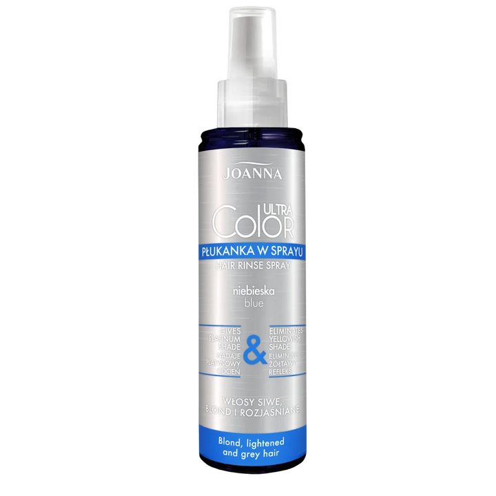 Joanna Ultra Color Spray Rinse Blue for Gray Blonde and Lightened Hair 150ml