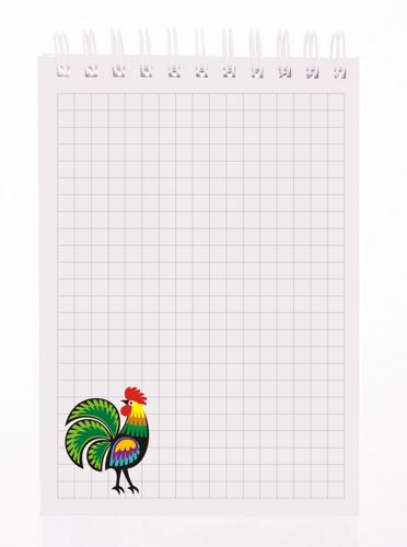 Folkstar - NOTEBOOK ON SPIRAL A6 LOWICZ ROOSTER