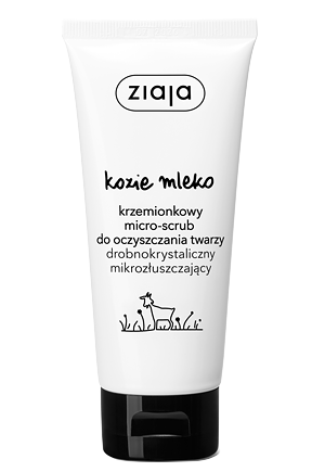 Ziaja - Mleko kozie 25+ - Mikropianki drobnokrystaliczne MIKRO-PEELING oczyszczanie twarzy każdy rodzaj skóry 75ml 5901887042686 