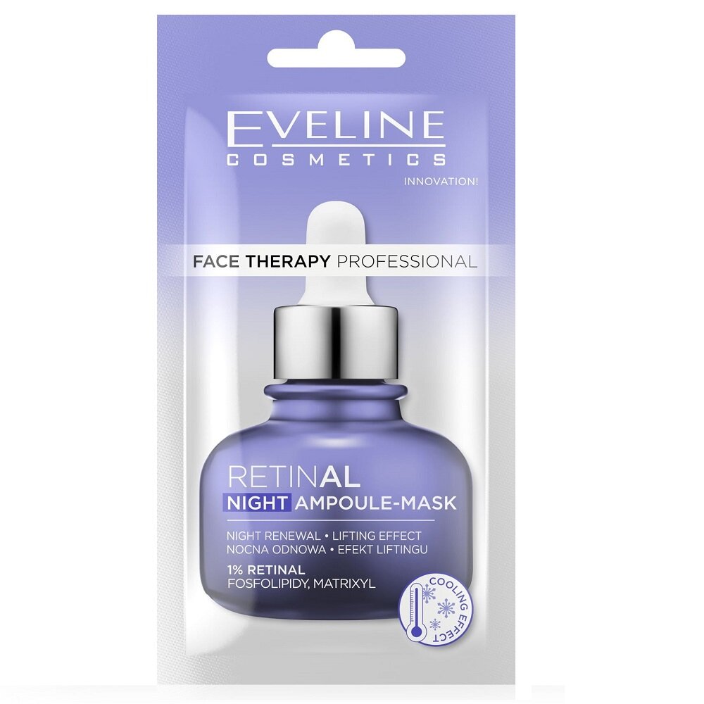 Eveline Face Therapy Professional Ampoule-Mask Retinol Face Mask 8ml