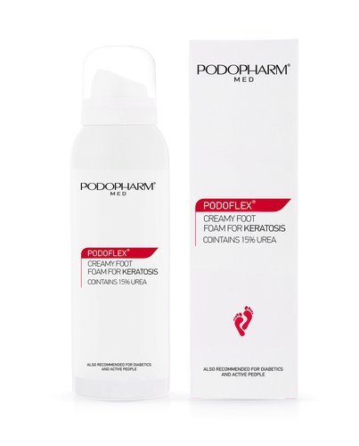 Podopharm Med Podoflex Krem do stóp z pianką na rogowacenie z 15% mocznikiem 125ml