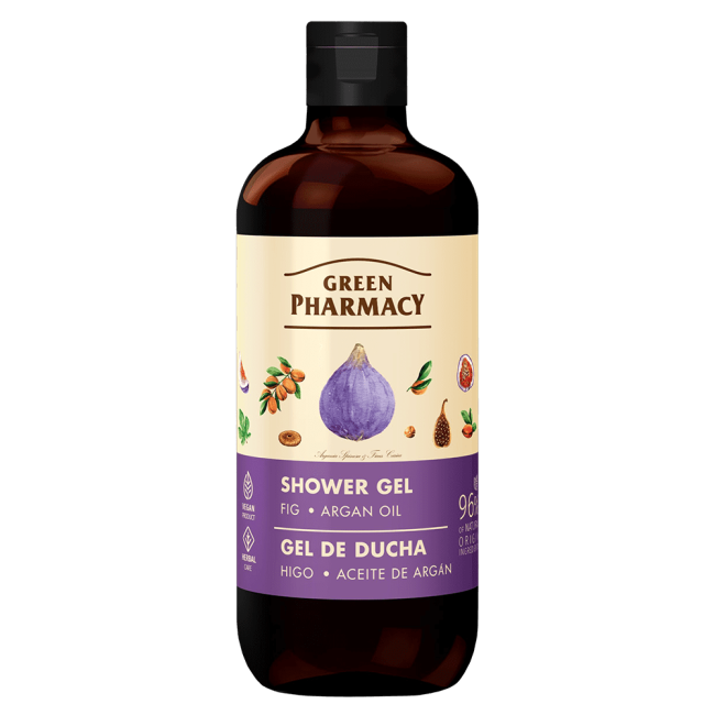 Green Pharmacy Fig and Argan Oil Shower Gel 500ml