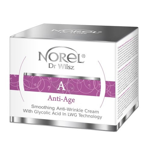 Norel Glycolic Acid Smoothing Anti-Age Cream z kwasem glikolowym i technologią LWG 50 ml 