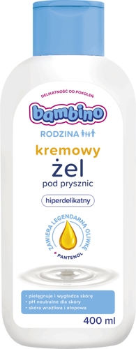 Bambino - Family/Rodzina - HiperDelikatny Kremowy Żel Pod Prysznic / Kremowy ŻEL POD PRYSZNIC 400ml 5900017064239