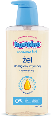 Bambino - Rodzina / Rodzina - Odświeżający Żel do Higieny INTYMNEJ Hyper-Delicate / Hipoalergiczny ŻEL do HIGIENY INTYMNEJ 400ml 5900017064352