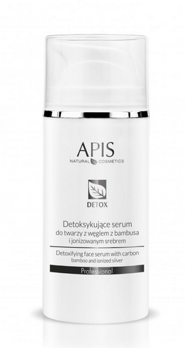 Apis Professional Detoxifying Face Serum z węglem, bambusem i jonizowanym srebrem 100ml 