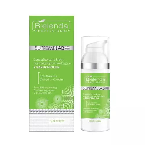 Bielenda Professional Supremelab Sebio Derm Specialistic Normalizujący i nawilżający krem ​​do twarzy 50ml