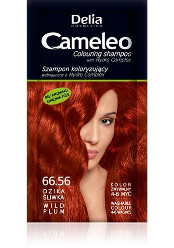 Delia - Cameleo - Szampon koloryzujący 66,56 DZIKA ŚLIWKA 5901350427859