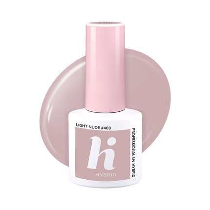 Hi Hybrid - Choco&amp;Latte - Lakier hybrydowy do paznokci LIGHT NUDE #403 5ml 5902751402506