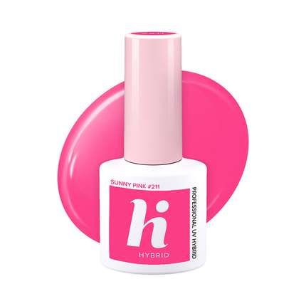 Hi Hybrid - Party - Paznokcie hybrydowe SUNNY PINK #211 5ml 5902751401851 