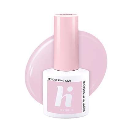 Hi Hybrid - Data - Paznokcie Hybrydowe TENDER PINK #229 5ml 5902751402032 