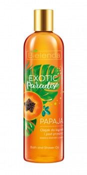 Bielenda Exotic Paradise Olejek do kąpieli i pod prysznic z ekstraktem z papai 400ml