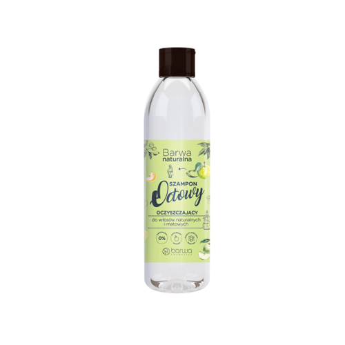 Barwa - Naturalna - Oczyszczający SZAMPON OCTOWY włosy naturalne, matowe 300ml 5902305005634 