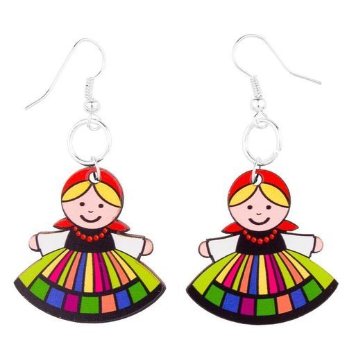 Folkstar - FOLK EARRINGS LOWICZ GIRLS 15879