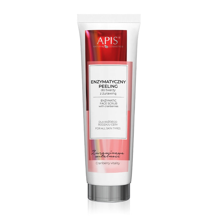 Apis Cranberry Vitality Enzymatyczny peeling do twarzy 100ml 