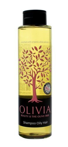 Olivia Beauty &amp; The Olive Tree - Szampon do włosów przetłuszczających się Wegański 300ml 5201109000655