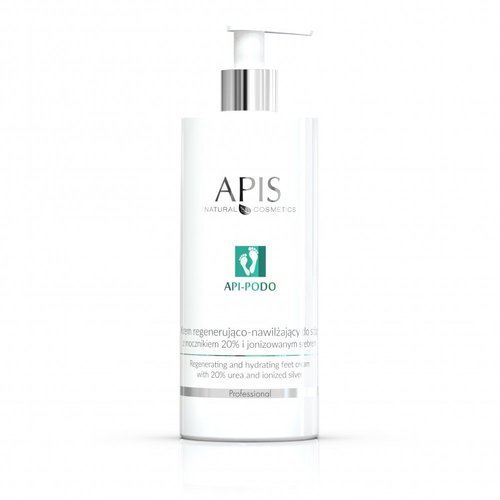 Apis Professional Api Podo Regenerujący i nawilżający krem ​​do stóp z 20% mocznikiem i jonizowanym srebrem 500ml 