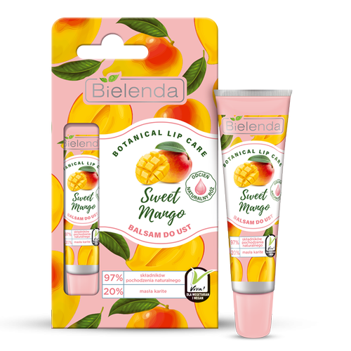 Bielenda Botanical Lip Care  Sweet Mango Lip Balm10g