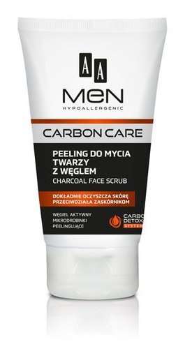 AA Oceanic - AA Men Carbon Care - PEELING do zwykłej twarzy z węglem 150ml 5900116054407 