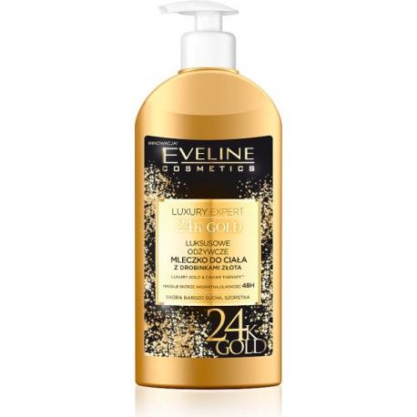 Eveline Gold Lift Expert 24K 3in1 Luxurious Nourishing Body Milk 350ml