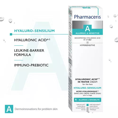 Pharmaceris A - Krem do twarzy z kwasem hialuronowym / Hyaluro-SENSILIUM - KWAS HIALURONOWYdi-2 W WODNYM KREMIE do twarzy 40ml 5900717160057 