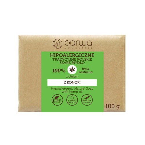 Barwa Hypoallergenic Traditional Polish Gray Soap 100g