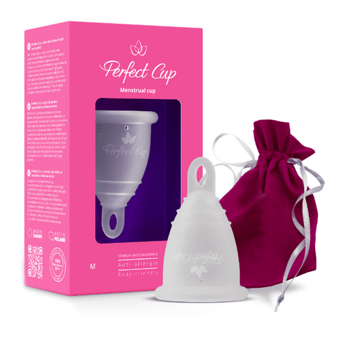 Perfect Cup - Kubeczek Menstruacyjny TRANSPARENTNY M 