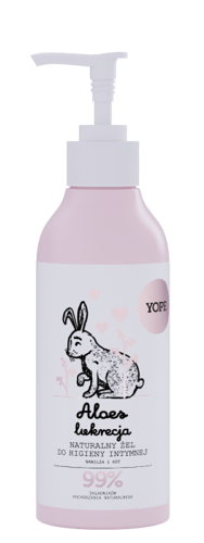 Yope - Naturalny żel do HIGIENY INTYMNEJ 99% składników pochodzenia podstawowego ALOES I LUKRECJA 300ml 5900168907751 