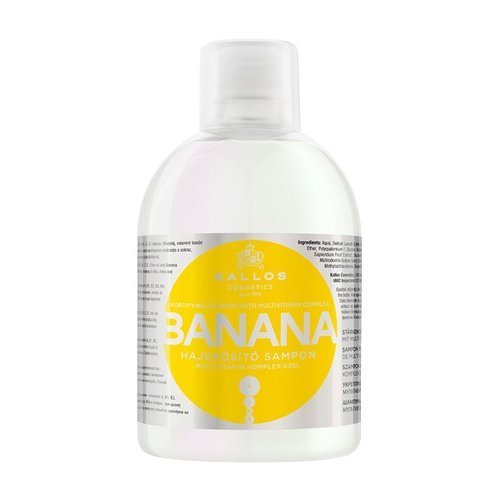 Kallos Cosmetics - SZAMPON DO WŁOSÓW BANANOWY 1000ml 5998889511302