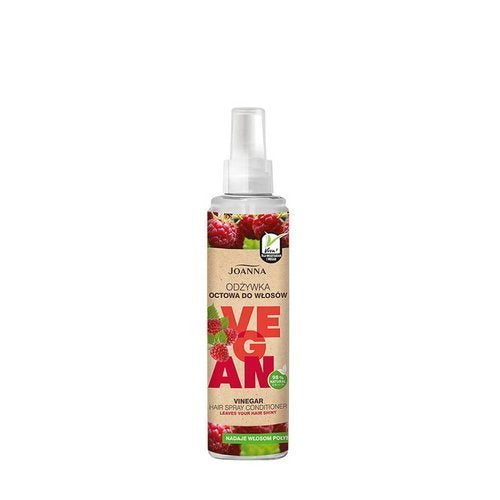 Joanna Vegan Vinegar Spray Conditioner with Raspberry for Shiny Hair 150ml