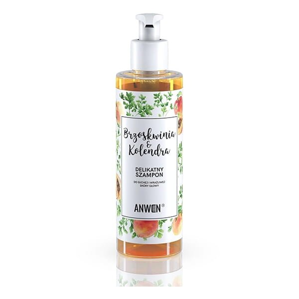 Anwen Peach & Coriander Gentle Shampoo for Dry and Sensitive Scalp 200ml