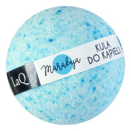 LaQ - Musująca KULA do kąpieli MARAKUJA niebieska 100g 5902730835486