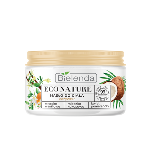 Bielenda Eco Nature Vanilla Milk Coconut Milk Orange Blossom Odżywcze Masło do Ciała 250ml 