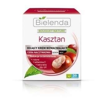 Bielenda Chestnut Soothing Hydrating Capillary Skin Red Marks Cream Day &amp; Night 50ml 