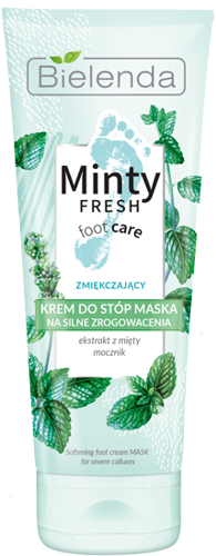 Bielenda Minty Fresh Foot Care Krem-maska ​​zmiękczająca do stóp na silne odciski 100ml 