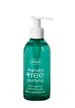 Ziaja - Manuka Tree - Normalizujący żel oczyszczający (ŻEL myjący NORMALIZUJĄCY na dzień i noc skóra mieszana, tłusta, normalna od 12 r.ż.) 200ml 5901887029656