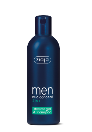 Ziaja Men 2in1 Shower Gel and Shampoo for All Skin Types 300ml