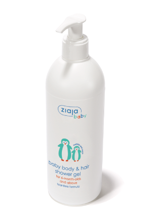 Ziaja - Baby - żel pod prysznic do ciała i włosów 400ml 5901887040279