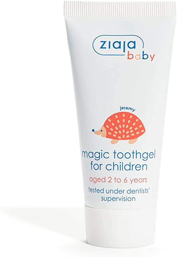 Ziaja - Baby - Magic żel do zębów dla dzieci (Żel do zębów dla dzieci CZARY MARY od 2 do 6 lat JEŻYK 50ml 5901887027775